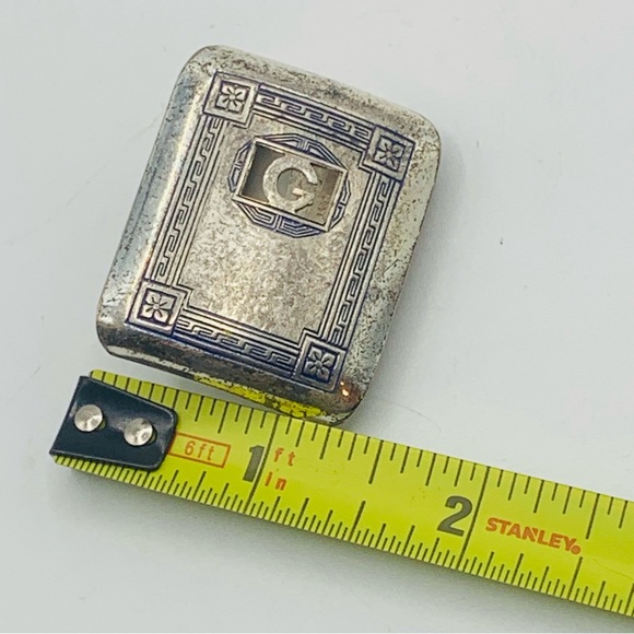 Vintage Giant Grip Silverfront Belt Buckle – Monogram “G” – Silver-Plated - Picture 8 of 9